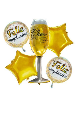 Globo champagne