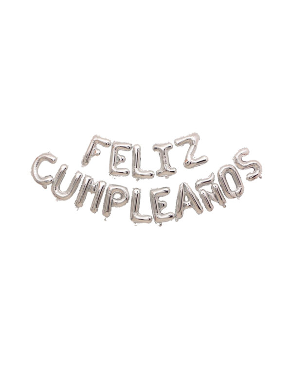 Globo letras FELIZ CUMPLEAÑOS