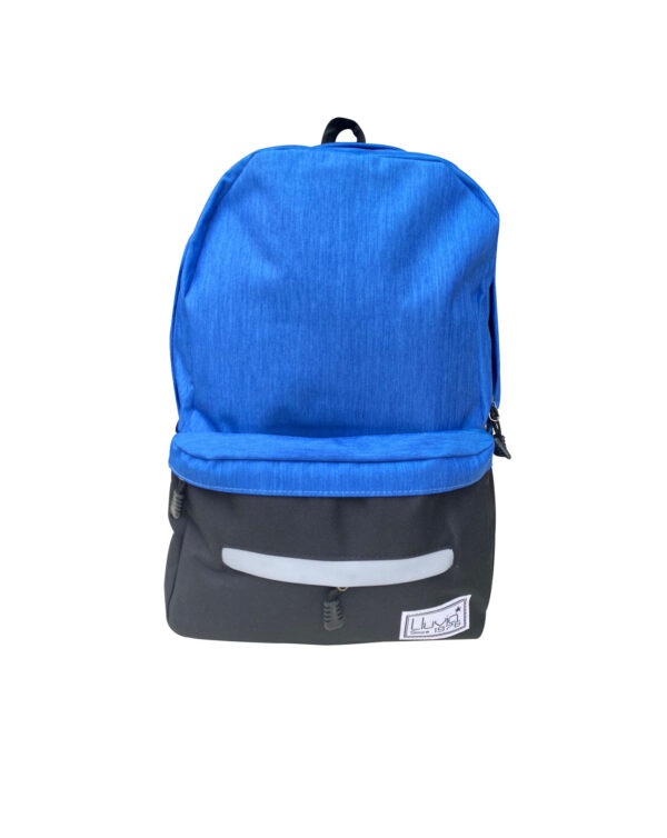 Mochila juvenil azul /negro