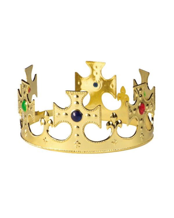 Corona de rey dorada