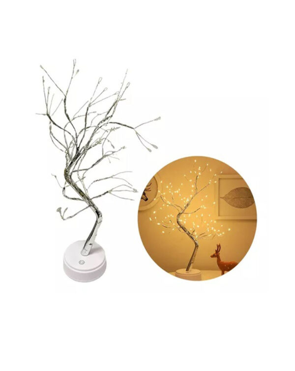 Arbol Bonsai Luz led Calido Lampara de mesa