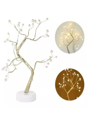 Lampara decorativa arbol bonsai led calido
