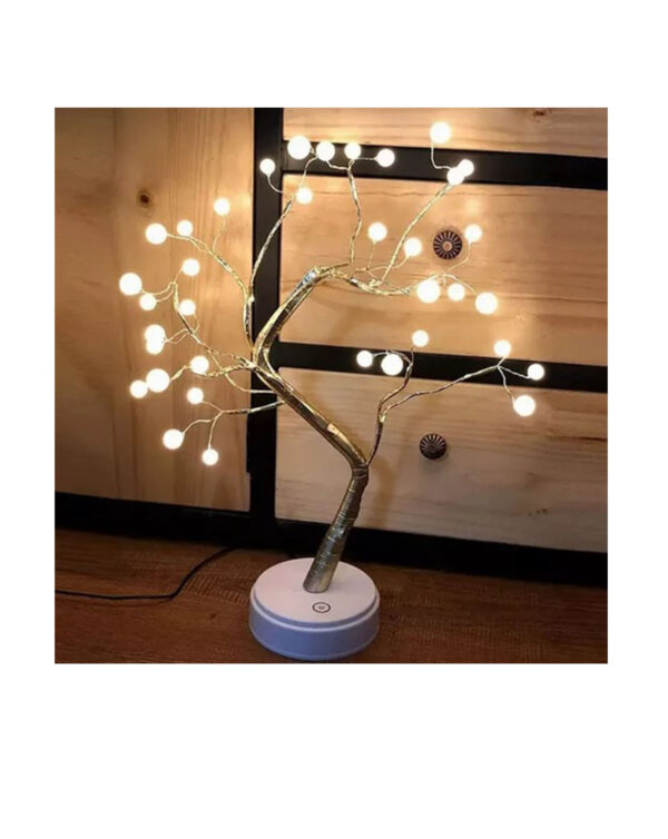 Lampara decorativa arbol bonsai led calido